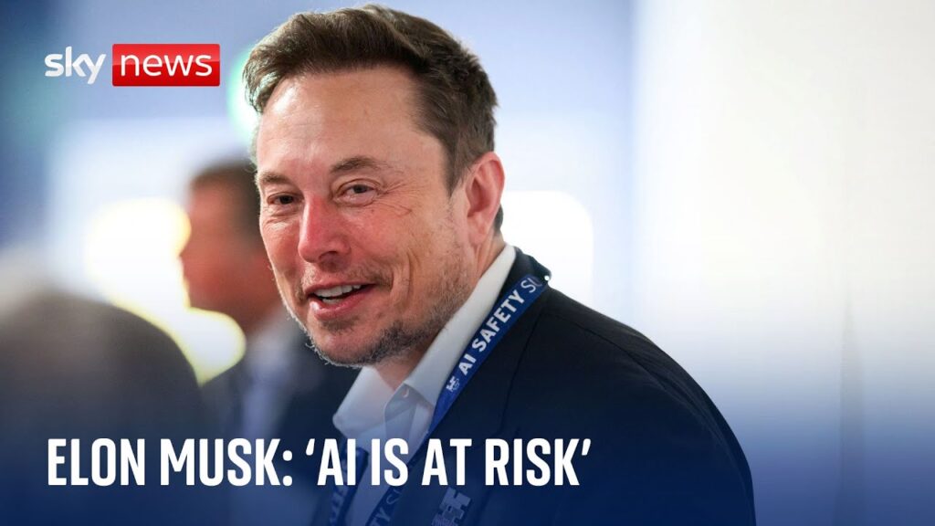 Elon Musk tells Sky News AI still poses risk to humanity